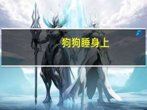 狗狗睡身上