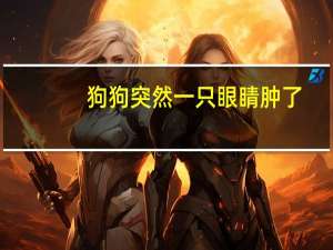 狗狗突然一只眼睛肿了