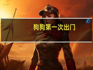 狗狗第一次出门