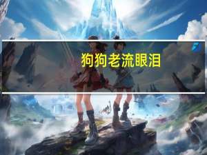 狗狗老流眼泪