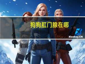 狗狗肛门腺在哪