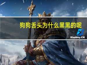 狗狗舌头为什么黑黑的呢
