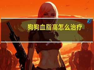 狗狗血脂高怎么治疗