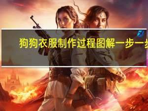 狗狗衣服制作过程图解一步一步
