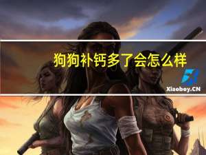 狗狗补钙多了会怎么样