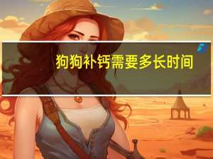 狗狗补钙需要多长时间