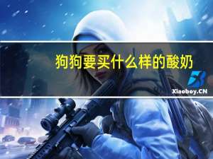 狗狗要买什么样的酸奶