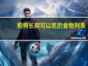 狗狗长期可以吃的食物列表