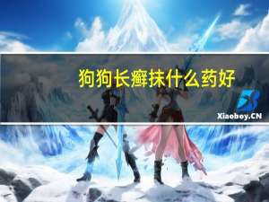 狗狗长癣抹什么药好
