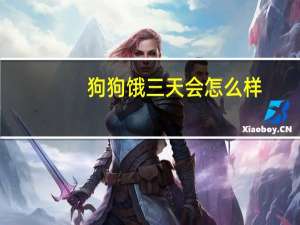 狗狗饿三天会怎么样