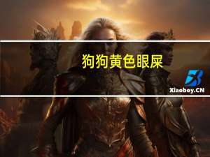 狗狗黄色眼屎