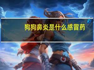 狗狗鼻炎是什么感冒药