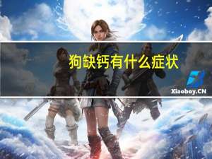 狗缺钙有什么症状（成年人缺钙的症状有哪些）