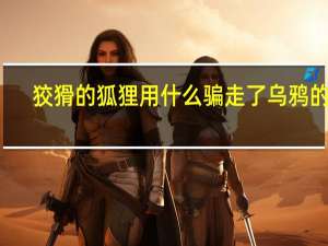 狡猾的狐狸用什么骗走了乌鸦的肉