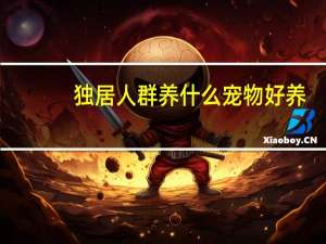 独居人群养什么宠物好养