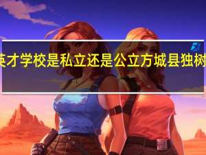 独树英才学校是私立还是公立 方城县独树镇英才学校