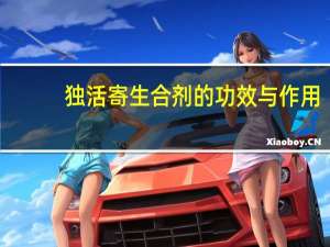 独活寄生合剂的功效与作用（独活寄生合剂）