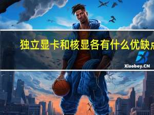 独立显卡和核显各有什么优缺点