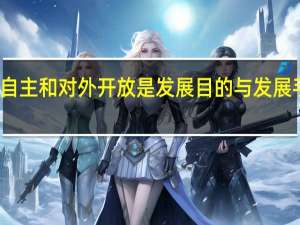 独立自主和对外开放是发展目的与发展手段的关系