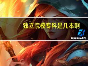 独立院校专科是几本啊
