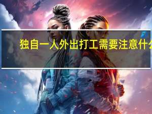 独自一人外出打工需要注意什么