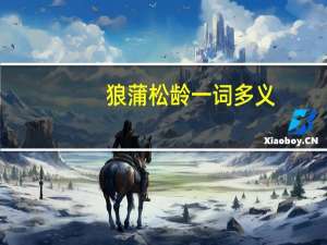 狼蒲松龄一词多义