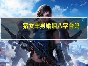 猪女羊男婚姻八字合吗