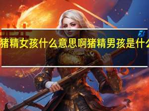 猪精女孩什么意思啊 猪精男孩是什么意思