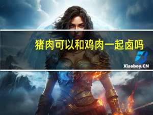 猪肉可以和鸡肉一起卤吗,需要注意什么