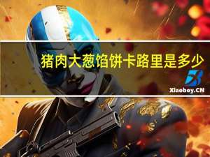 猪肉大葱馅饼卡路里是多少