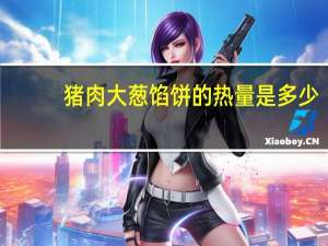 猪肉大葱馅饼的热量是多少