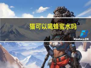 猫可以喝蜂蜜水吗