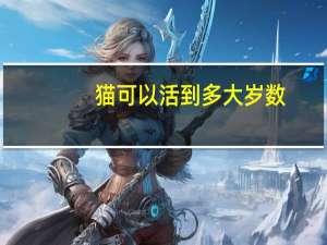 猫可以活到多大岁数