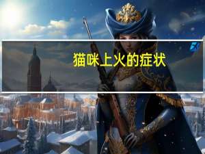 猫咪上火的症状（上火的症状）