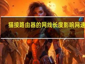 猫接路由器的网线长度影响网速吗（猫接路由器）