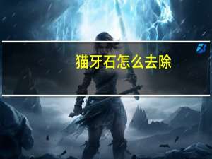 猫牙石怎么去除（牙石怎么去除）
