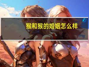 猴和猴的婚姻怎么样