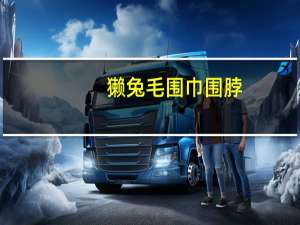 獭兔毛围巾 围脖（围脖围巾）
