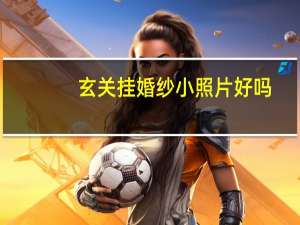 玄关挂婚纱小照片好吗