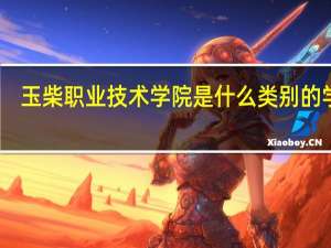 玉柴职业技术学院是什么类别的学校