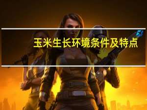 玉米生长环境条件及特点