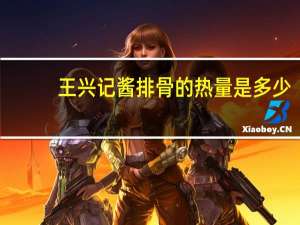 王兴记 酱排骨的热量是多少