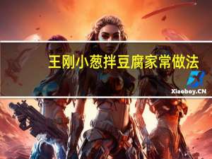 王刚小葱拌豆腐家常做法