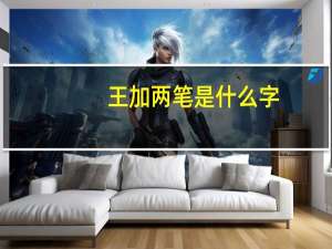 王加两笔是什么字