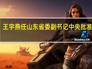 王宇燕任山东省委副书记 中央批准任命