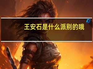 王安石是什么派别的哦