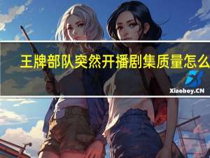 王牌部队突然开播 剧集质量怎么样　