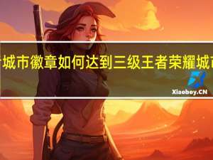 王者城市徽章如何达到三级 王者荣耀城市徽章4级
