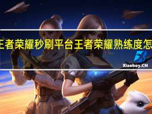 王者荣耀秒刷平台 王者荣耀熟练度怎么刷快(王者荣耀速刷熟练度技巧)