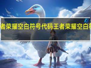 王者荣耀空白符号代码 王者荣耀空白符号复制